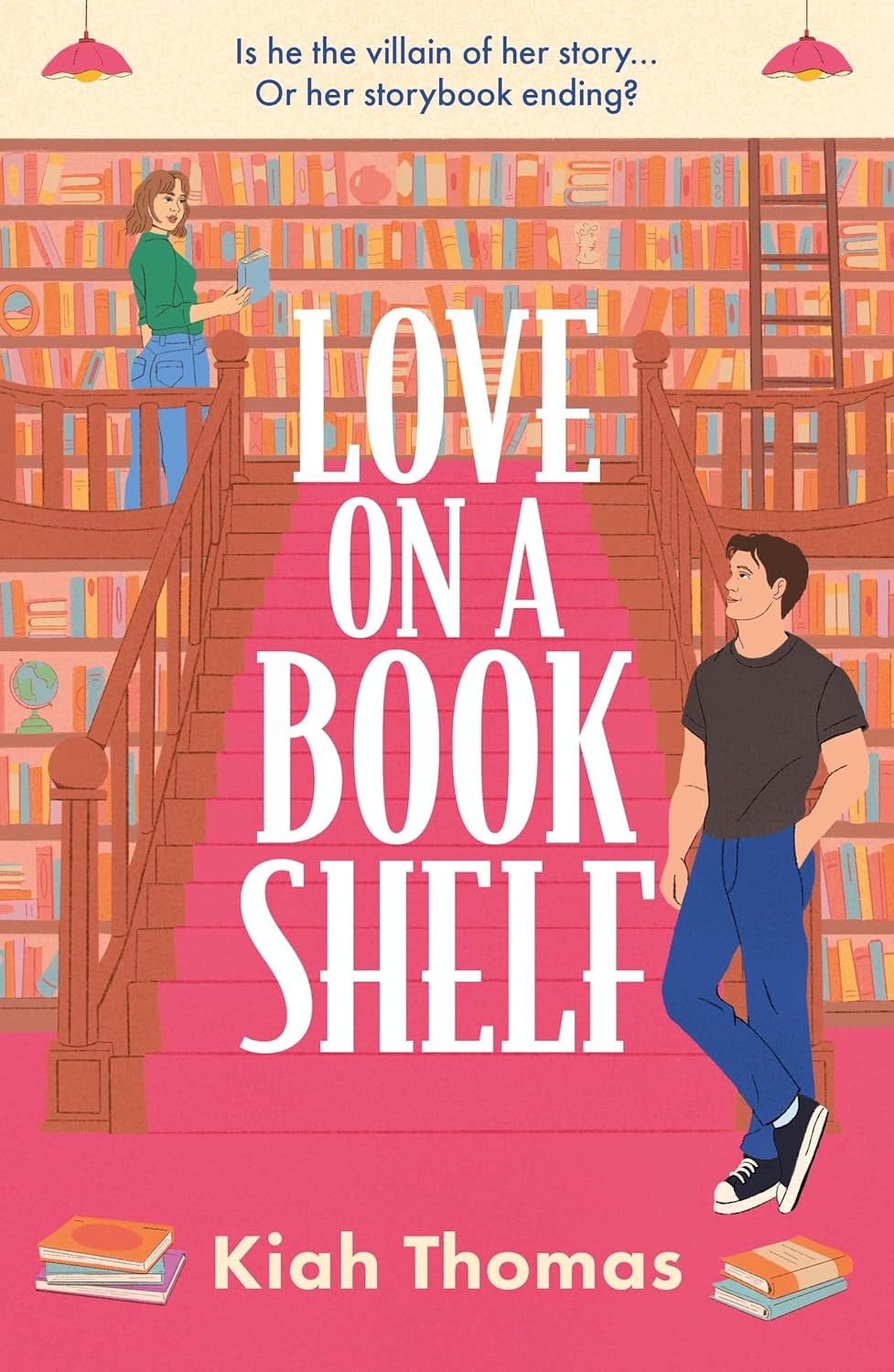 Book cover for Love on a Bookshelf by Kiah Thomas