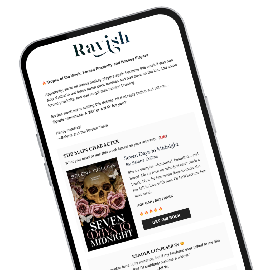 Ravish Weekly Newsletter for Romance Readers